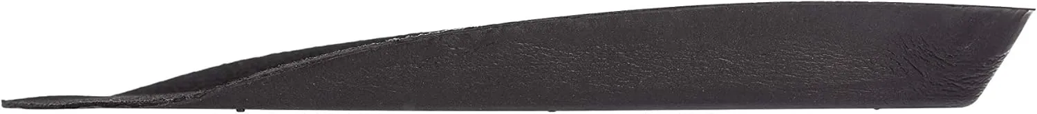 CALTO Half Elevator Insole for Men - 1/2 Inch Height Increase Taller Heel Lift Insert (2 Pack) Black