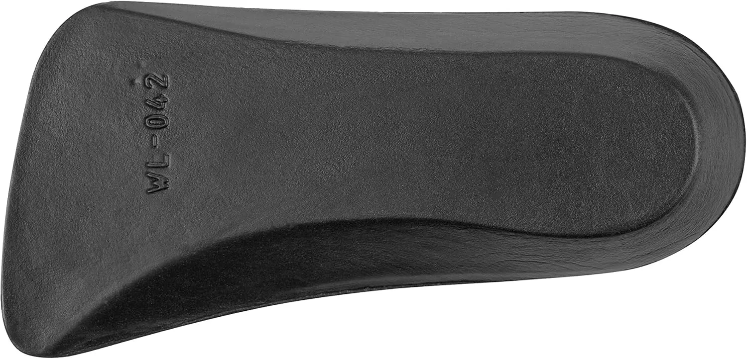 CALTO Half Elevator Insole for Men - 1/2 Inch Height Increase Taller Heel Lift Insert (2 Pack) Black