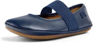 Camper Right Leather Mary Jane Flats for Girls - Ultra-Comfortable Ballerina Shoes with Comfort Footbed, Leather Lining, and Flexible Rubber Outsole