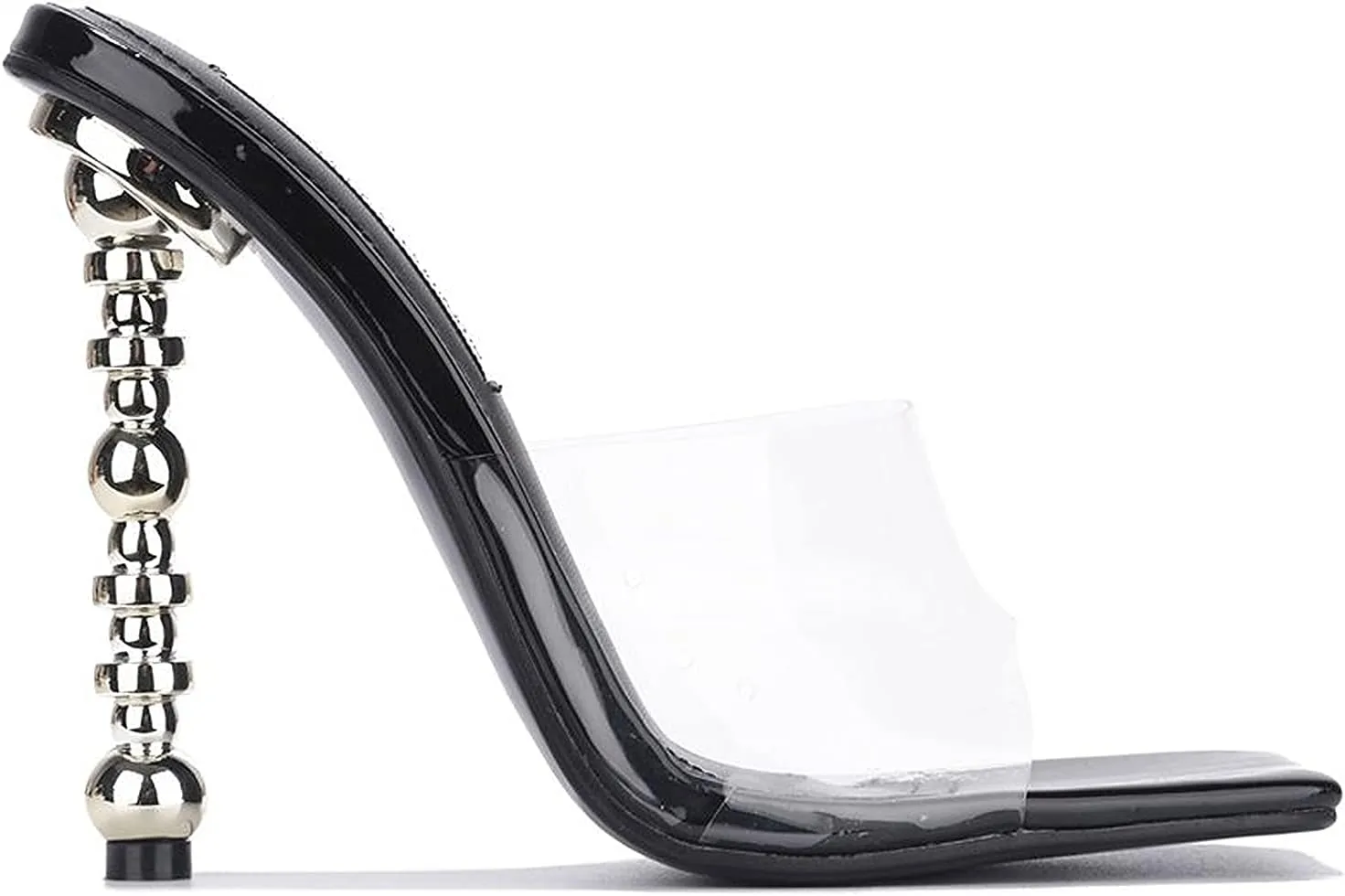 Cape Robbin High Heel Open Toe Slip On Mule Slide Sandals For Women