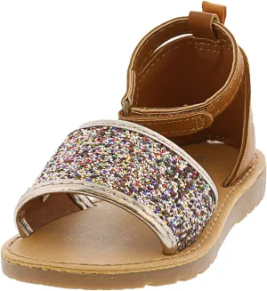 Carter's Girl's Emmie Embellished Dressy-Casual Sandal with Adjustable Strap