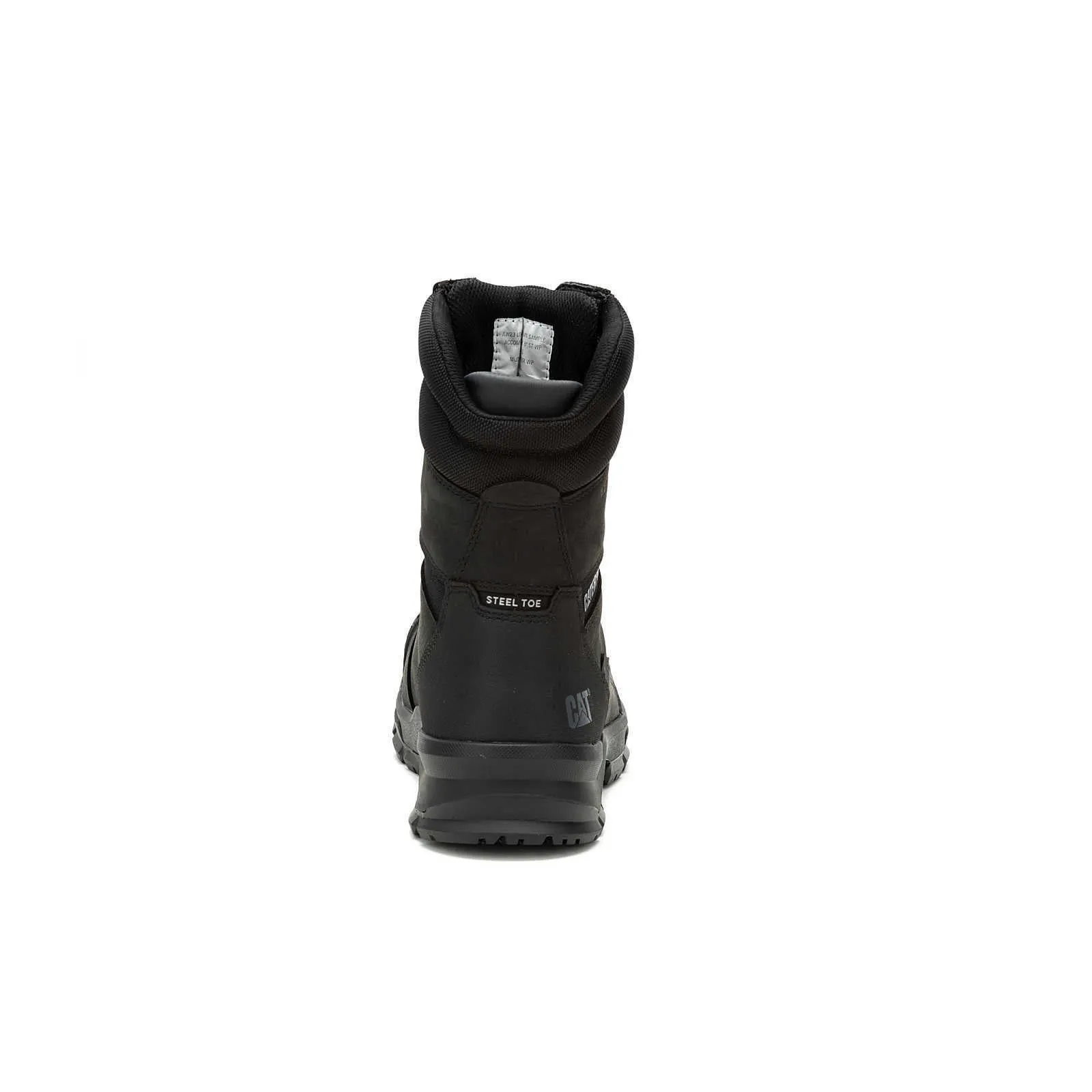 Caterpillar Men's Accomplice X 8" Waterproof Steel Toe Work Boot Black | Real Brown