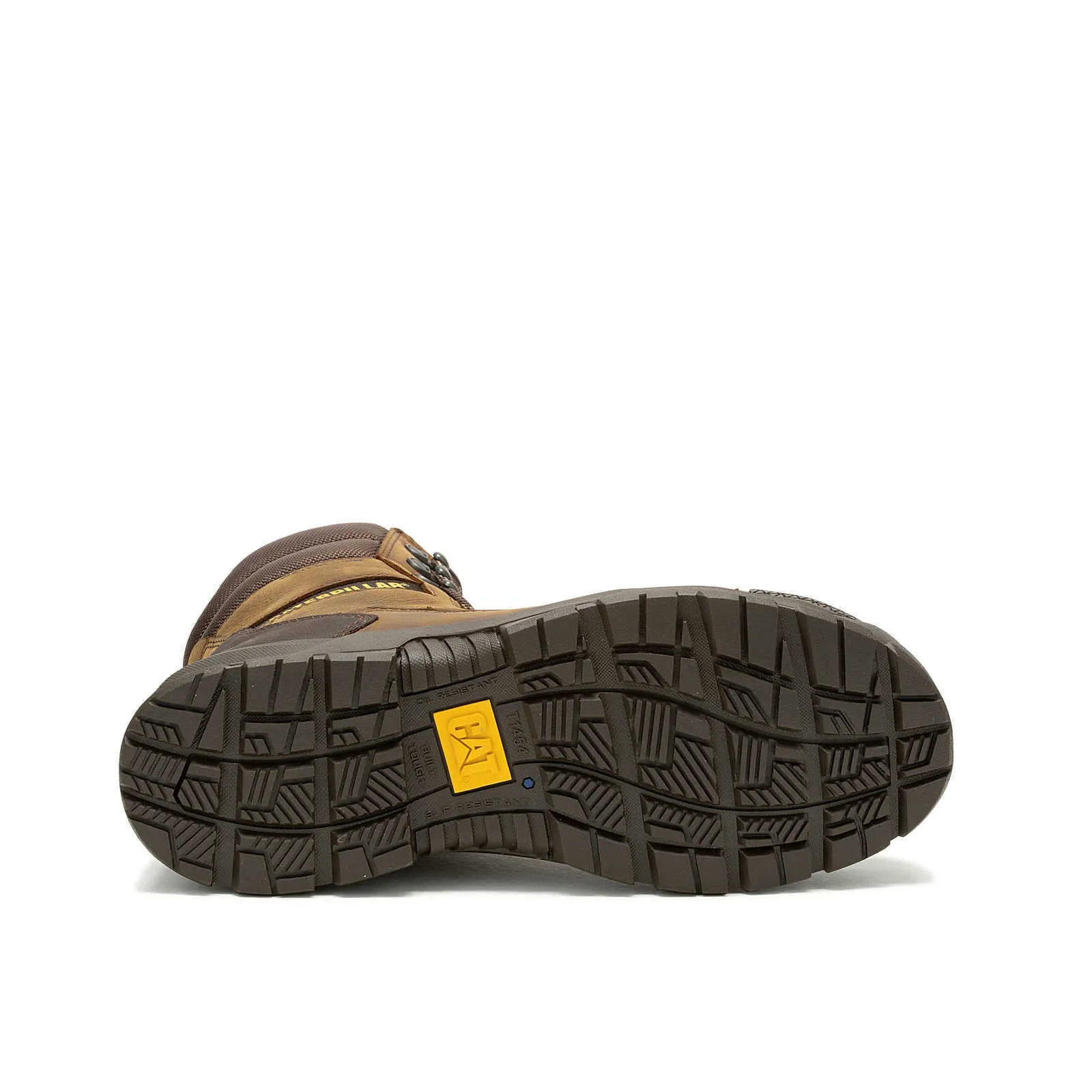 Caterpillar Men's Accomplice X 8" Waterproof Steel Toe Work Boot Black | Real Brown