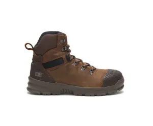 Caterpillar Men's Accomplice X Waterproof Steel Toe Work Boot Real Brown | Black