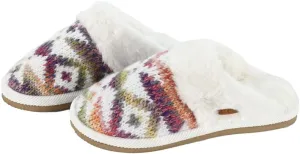 C.C Multi-Option Colorful Slip-On Slippers With Faux Fur Lining Indoor-Outdoor House For Women