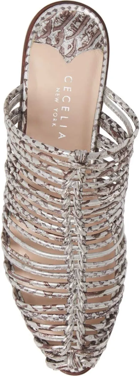 Cecelia New York Women's GLORIA Sandal-Metallic Sunset