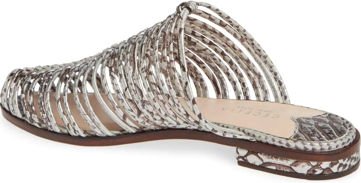 Cecelia New York Women's GLORIA Sandal-Metallic Sunset