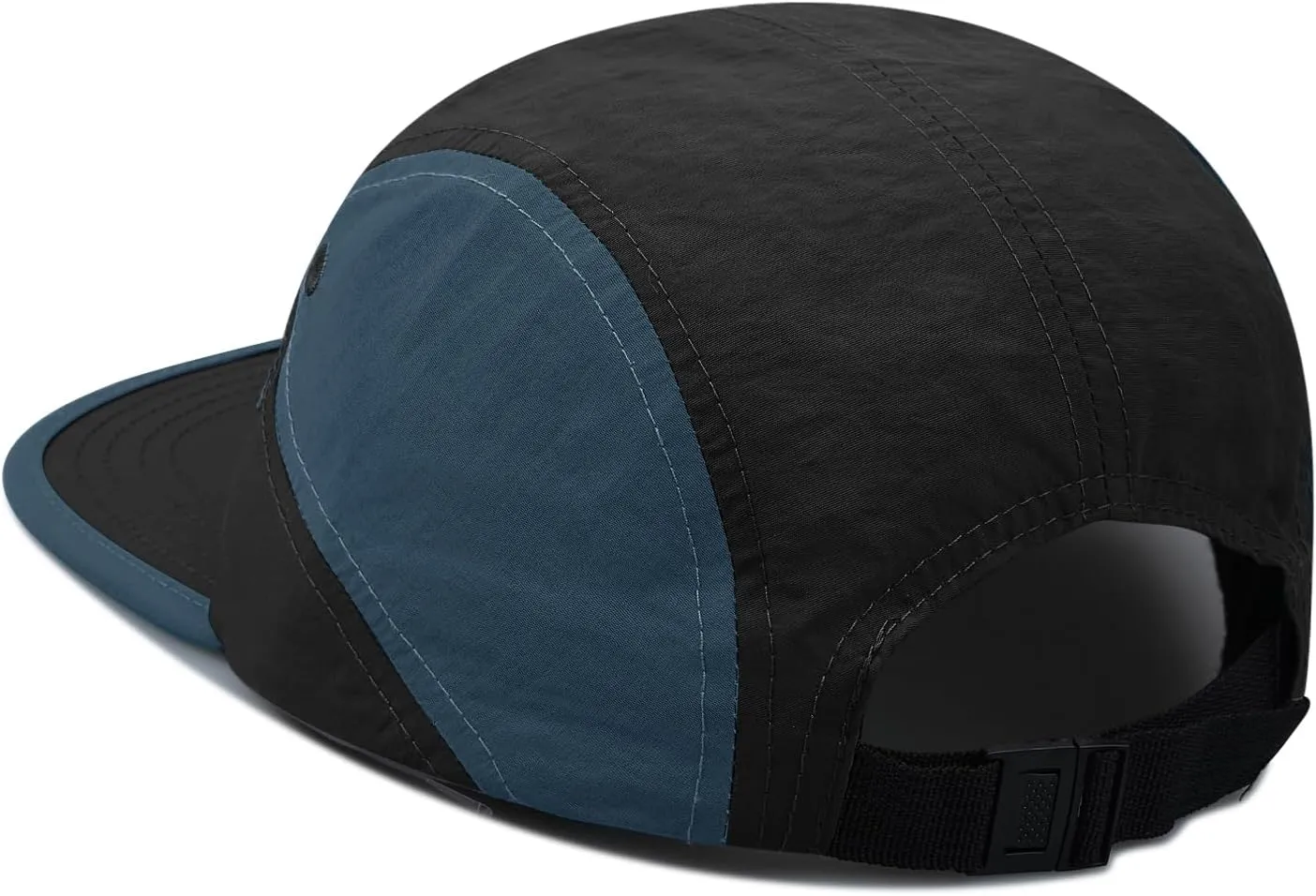 CLAPE 5 Panel Hats for Men Women Lightweight Quick-Drying Vintage Camper Hat Flat Bill Baseball Cap Running Hat