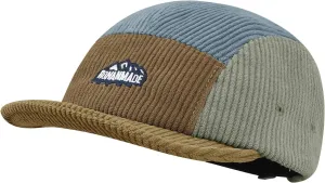 CLAPE Short Brim Corduroy 5 Panel Baseball Cap, Vintage Block-Color Breathable Dad Hat, Adjustable Snapback Trucker Hat