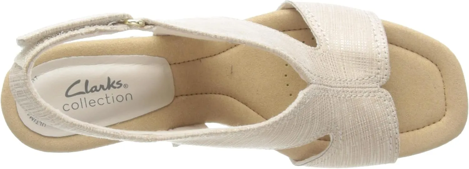 Clarks Womens Kyarra Aster Wedge Wedge Heels