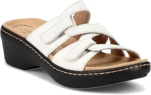 Clarks Women's Merliah Karli Sandal, White, 9.5