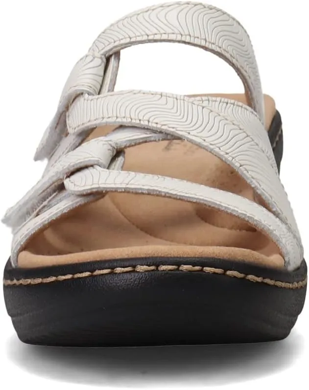 Clarks Women's Merliah Karli Sandal, White, 9.5