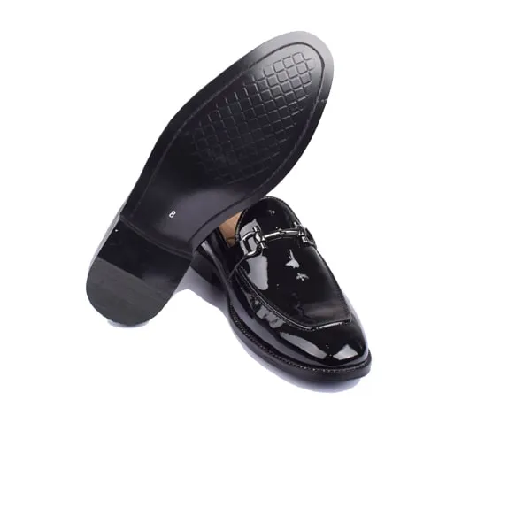 Classic Black Leather Loafer
