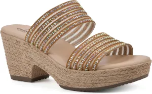 CLIFFS BY WHITE MOUNTAIN Women's Bia Heeled Sandal