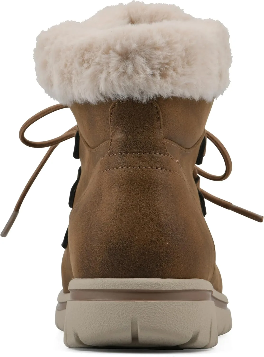 CLIFFS BY WHITE MOUNTAIN Women's Harrison Cushioned Lace-Up Ankle Bootie
