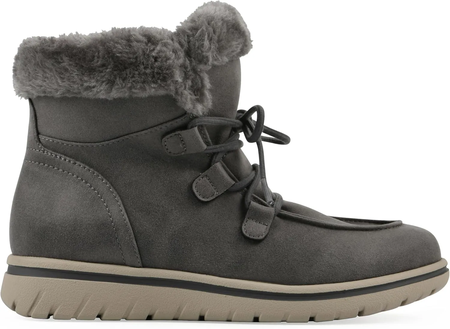 CLIFFS BY WHITE MOUNTAIN Women's Harrison Cushioned Lace-Up Ankle Bootie