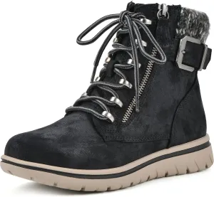 CLIFFS BY WHITE MOUNTAIN Women's Hearten Cushioned City Hiker Ankle Bootie