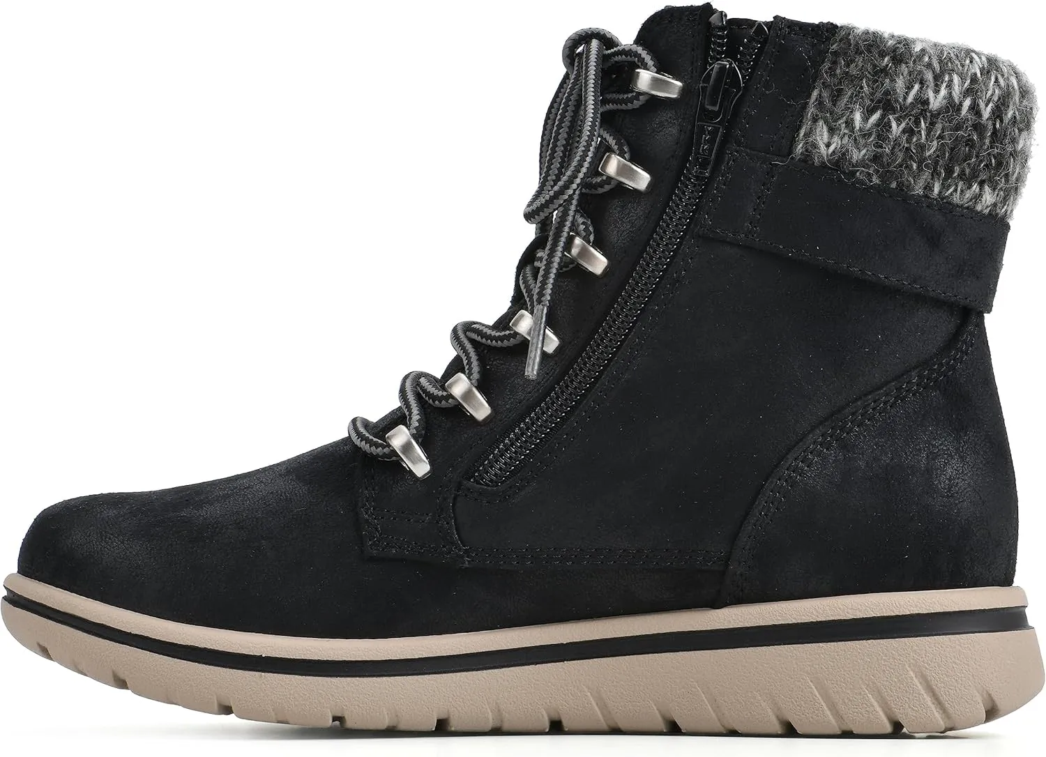 CLIFFS BY WHITE MOUNTAIN Women's Hearten Cushioned City Hiker Ankle Bootie