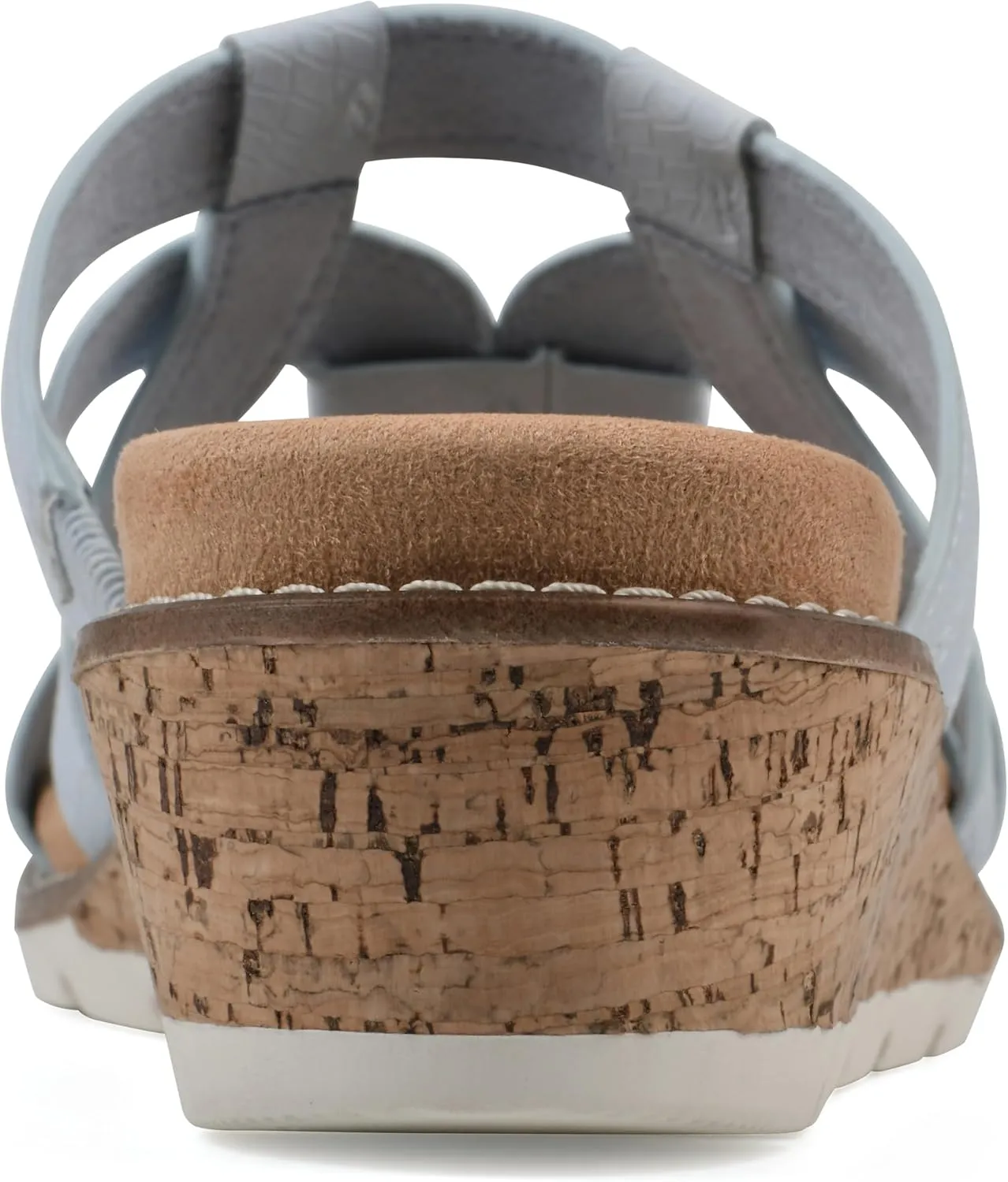 CLIFFS BY WHITE MOUNTAIN Women's Tinisha Strappy Cork Wedge Sandal