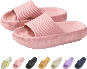 Cloud Slides for Kids, Non-Slip Slipper, Quick Drying Sandals for Boys and Girls, Home Shower Bathroom Beach Shoes for Toddler