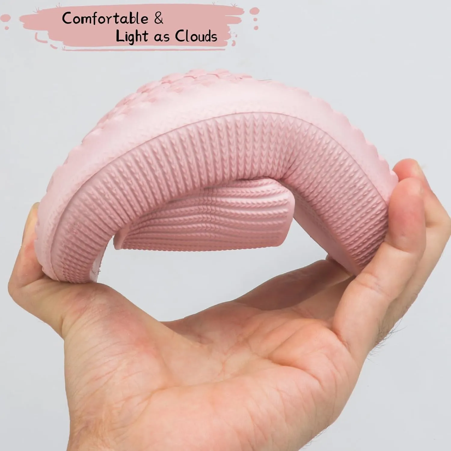 Cloud Slides for Kids, Non-Slip Slipper, Quick Drying Sandals for Boys and Girls, Home Shower Bathroom Beach Shoes for Toddler