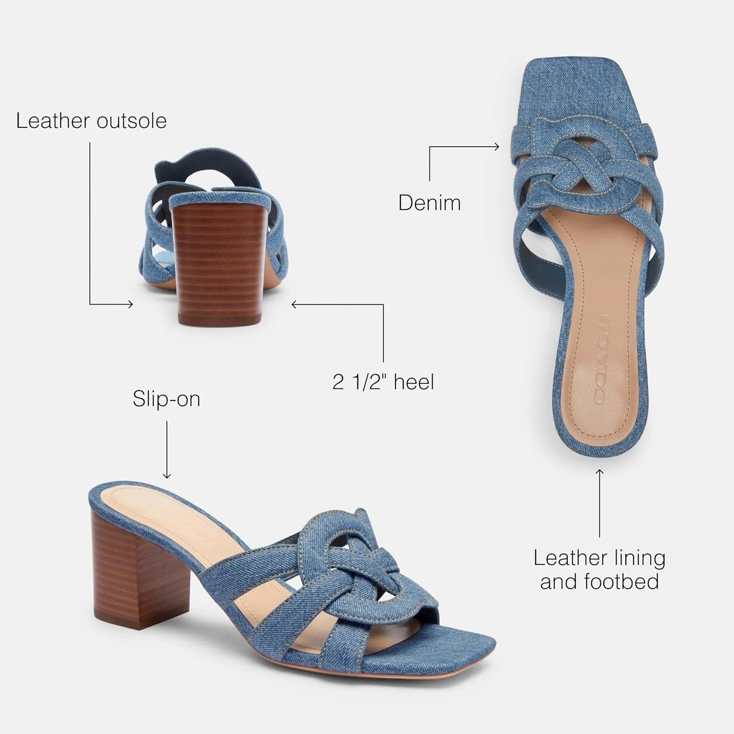 Coach Women's Nikki Slip-On Sandal