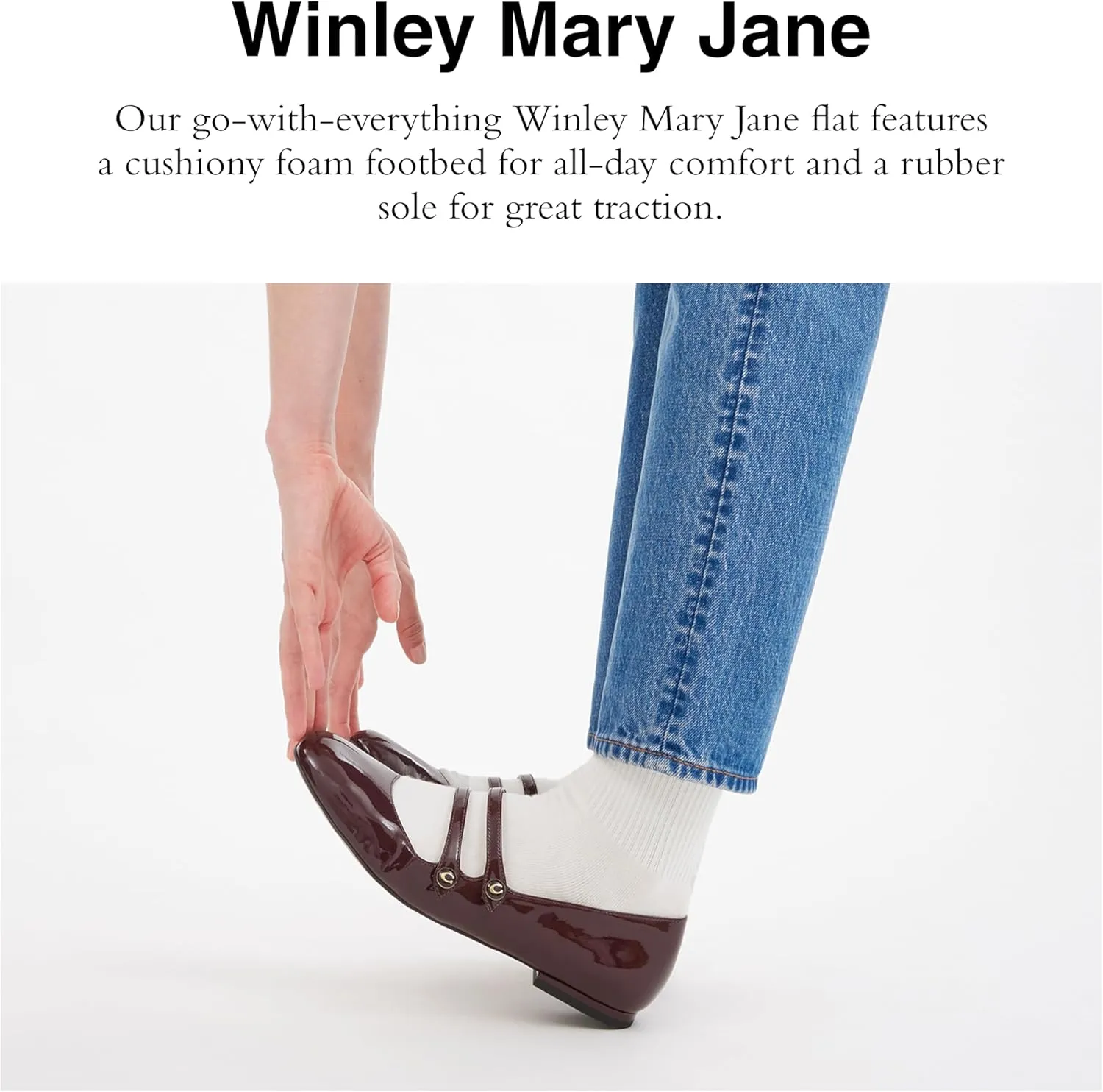 Coach Women's Winley Mary Jane Flat