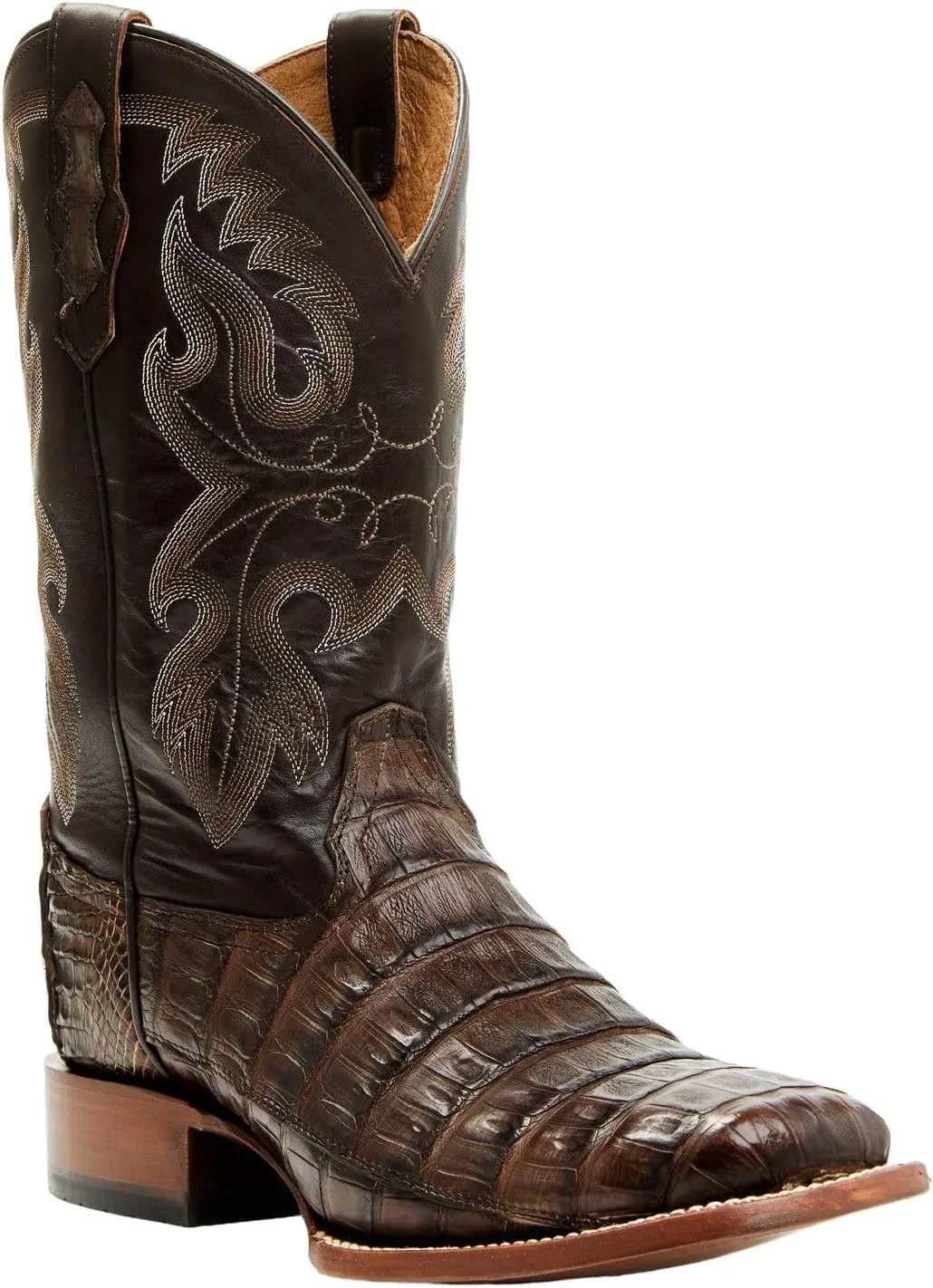 Cody James Men's Exotic Caiman Tail Skin Western Boot Broad Square Toe - Becjsp21l11