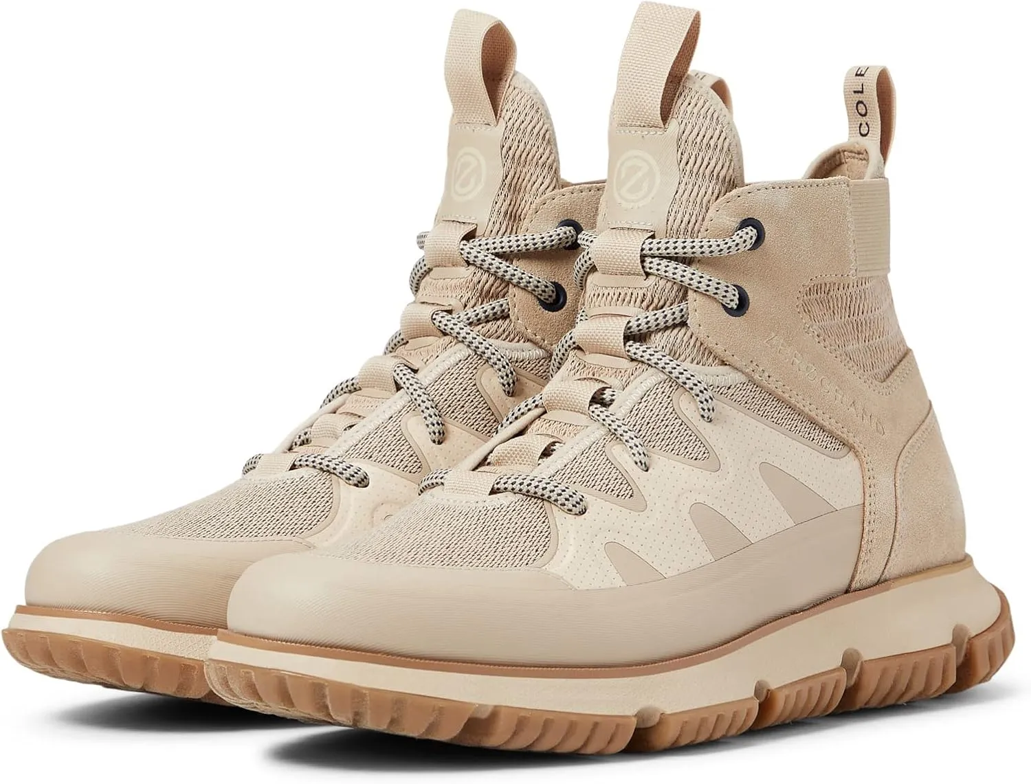 Cole Haan Mens 4.Zg City Trekker Hiking Casual Boots Ankle - Beige - Size 9 D