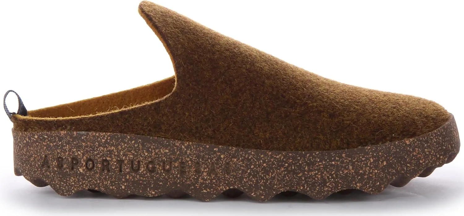 Come L Women's Chunky Rubber Cork Sole Slip On Slippers