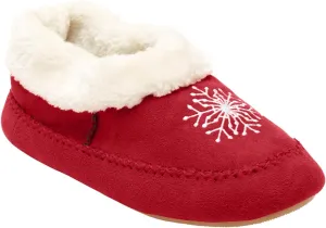 Comfortview Women's Wide Width The Snowflake Slipper Slippers