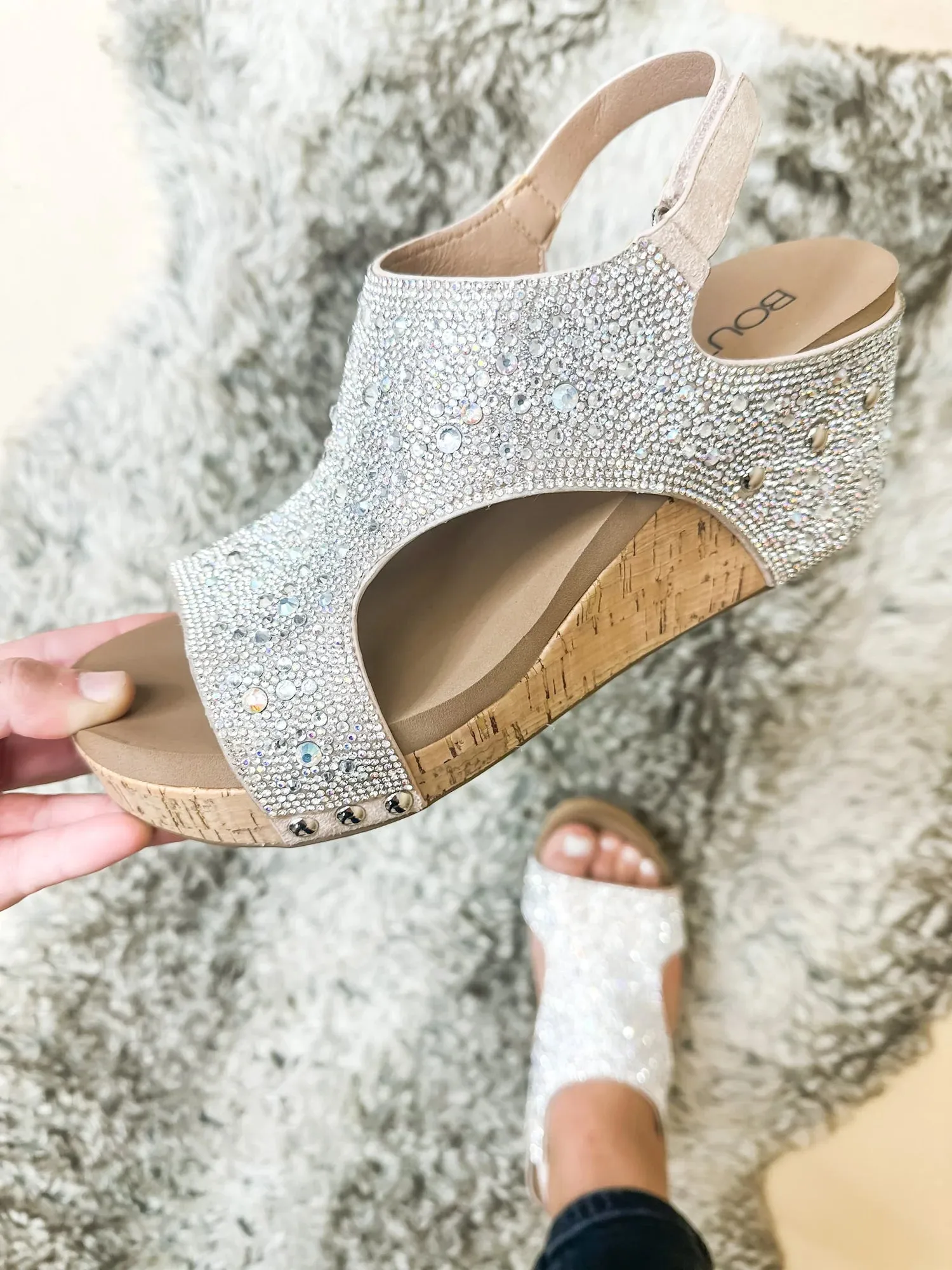 Corky's Rhinestones Ashley Wedge