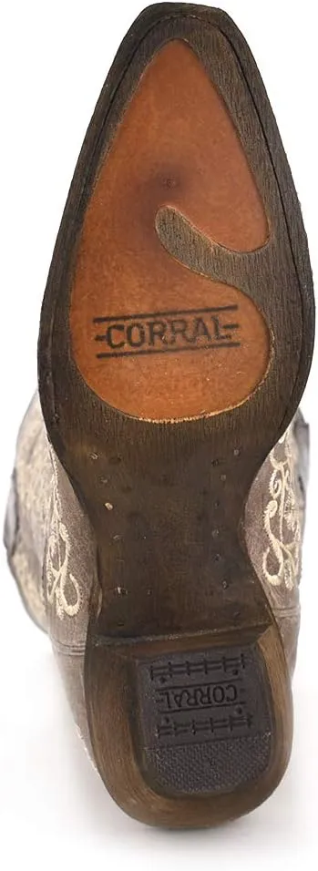 Corral Boots Women's Floral Embroidery Cowboy Boot