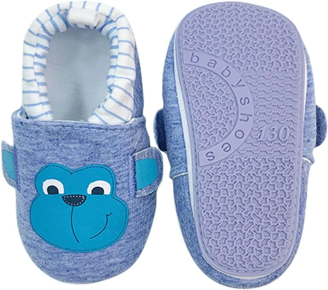 COSANKIM Infant Baby Boys Girls Slipper Soft Sole Non Skid Sneaker Moccasins Toddler First Walker Cirb House Shoes