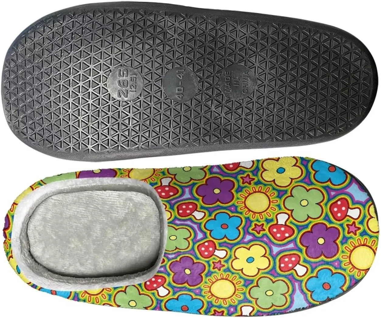 Cotton Slippers for Woman Cotton Slippers Washable Fuzzy Slippers Indoor Slip On Shoes Bedroom Slippers