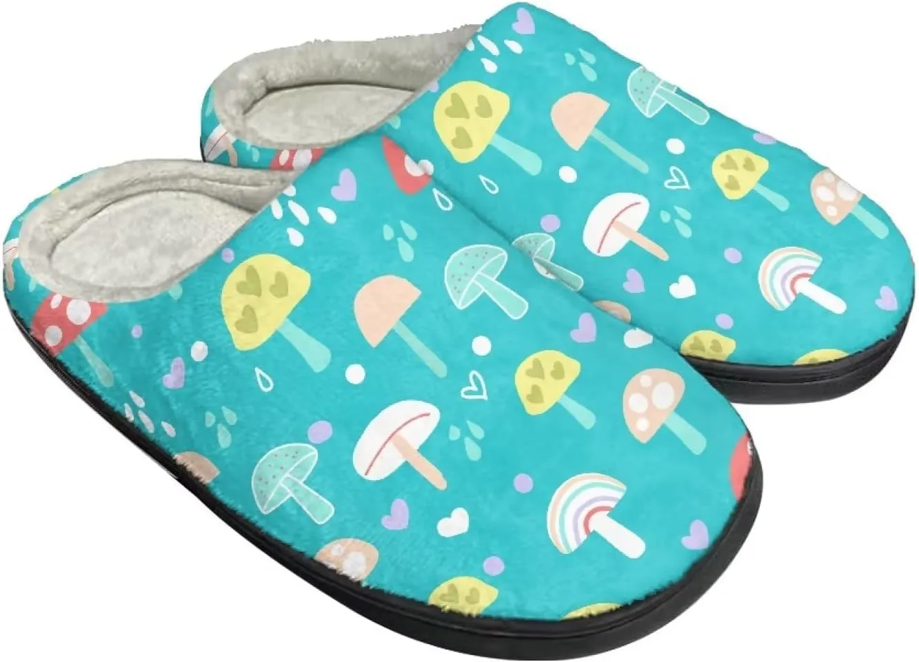 Cotton Slippers for Woman Cotton Slippers Washable Fuzzy Slippers Indoor Slip On Shoes Bedroom Slippers