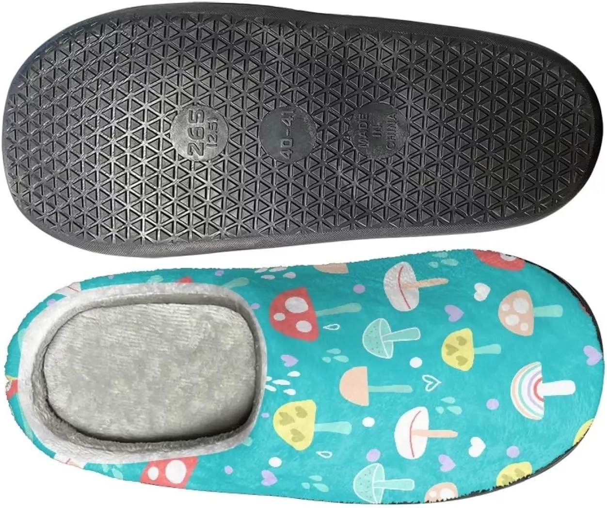 Cotton Slippers for Woman Cotton Slippers Washable Fuzzy Slippers Indoor Slip On Shoes Bedroom Slippers