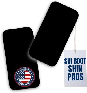 Covey Sports Shin Pads for Ski Boots - Cushioned 1/4" Foam Guards Inserts With Adhesive Backing - Custom-Fit Boot Fitting Pads for Skiing & Snowboarding to Prevent Shin Bang