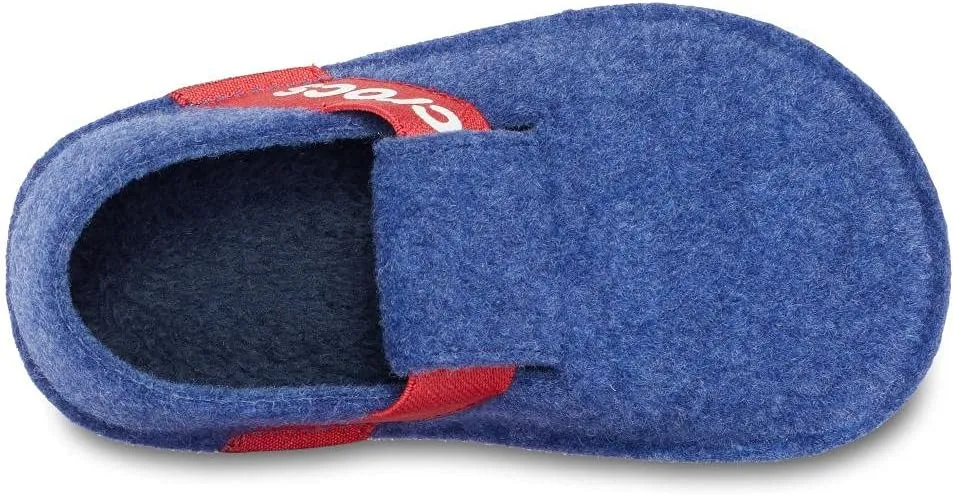 Crocs Kids' Classic Slipper | Comfortable Slip On Fuzzy Slippers for Kids