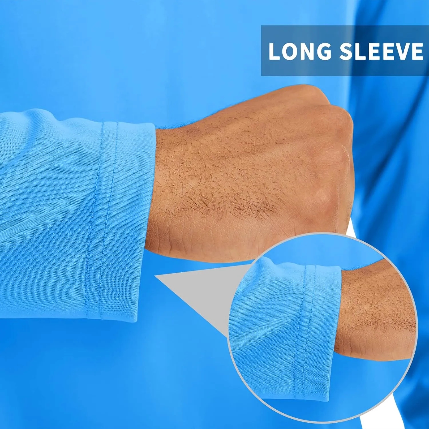 CRYSULLY Men's Long Sleeve 1/4 Zip Shirts Sun Protection Pullover UPF 50  Rash Guard Running Lightweight T Shirt