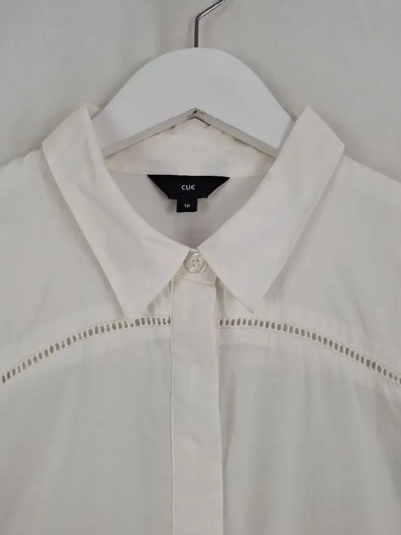 Cue Dainty Collared Lightweight Work Top Size 12