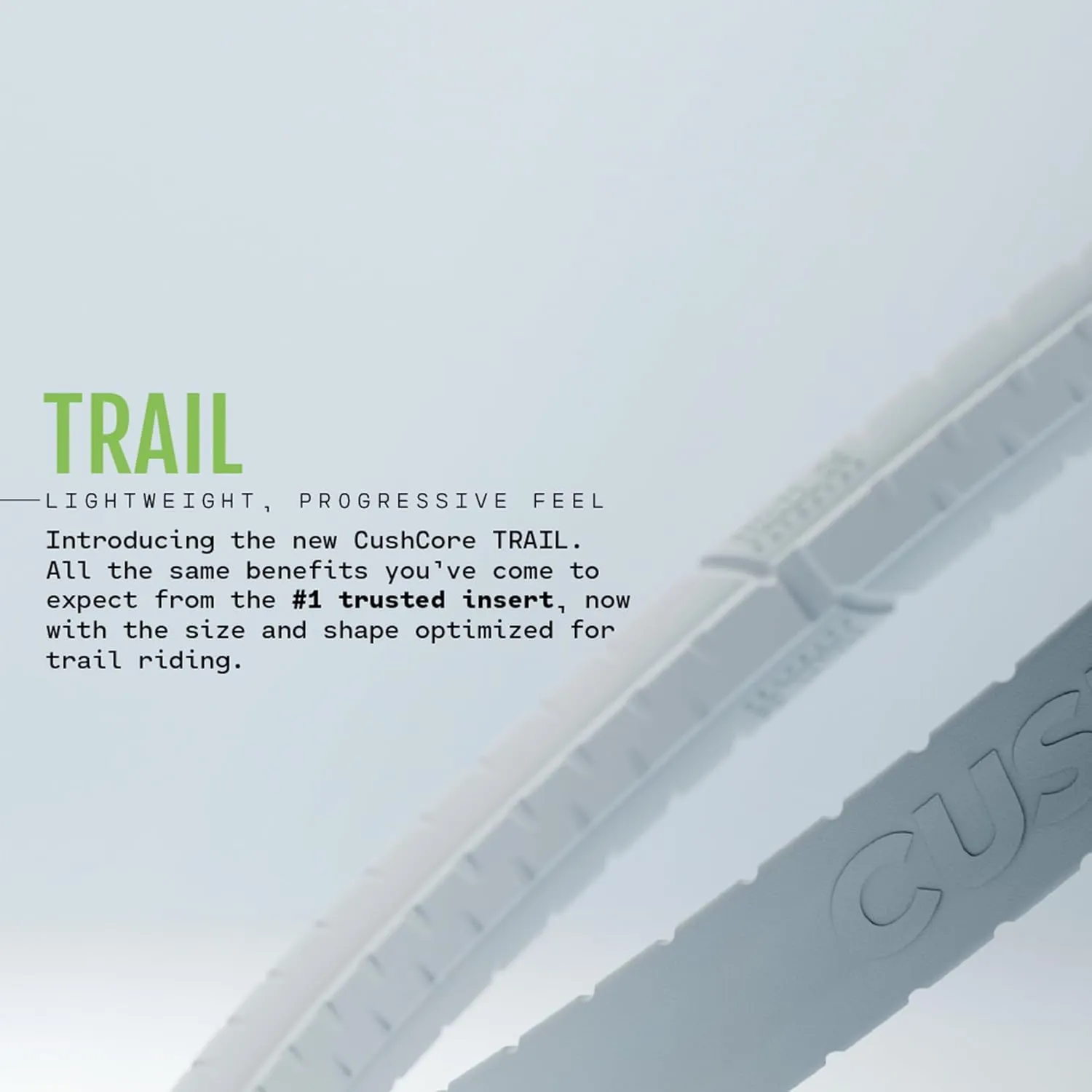 CushCore Trail Set - Bicycle Tire Insert, for All Riders, Designed for Flat Prevention, Lightweight Design, Helps Improve Ride Quality, Fits 2.1"-2.6" Tires