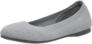 CUSHIONAIRE Women's Tyra Knit Flat with  Memory Foam and Wide Widths Available