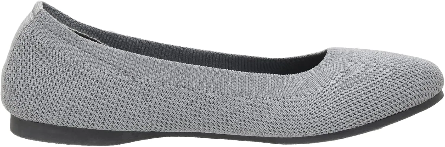 CUSHIONAIRE Women's Tyra Knit Flat with  Memory Foam and Wide Widths Available