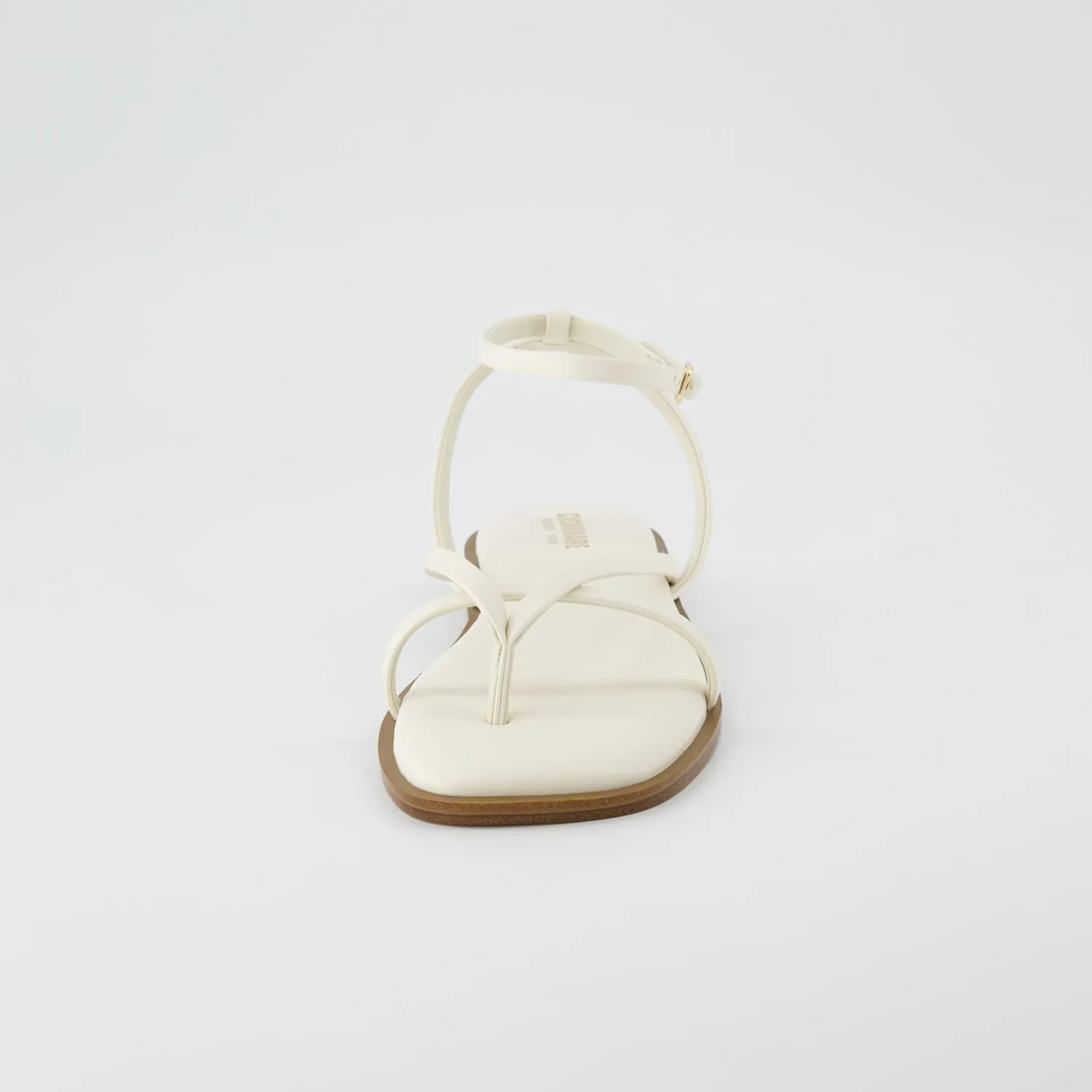 CUSHIONAIRE Women's Vida strappy flat sandal  Memory Foam and Wide Widths Available
