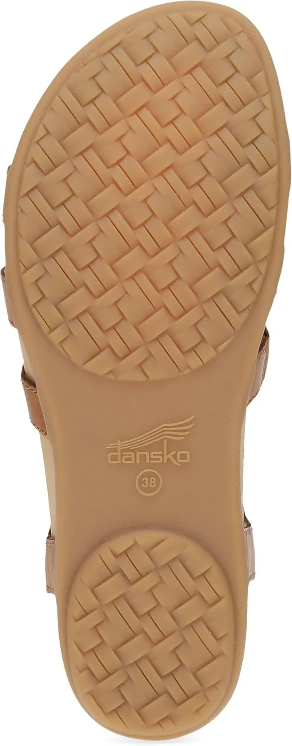 Dansko Janice Fisherman Sandal for Women - Leather Linings and Uppers for All-Day Comfort - Dual-Density EVA Footbed and Lightweight Rubber Outsole for Long-Lasting Wear