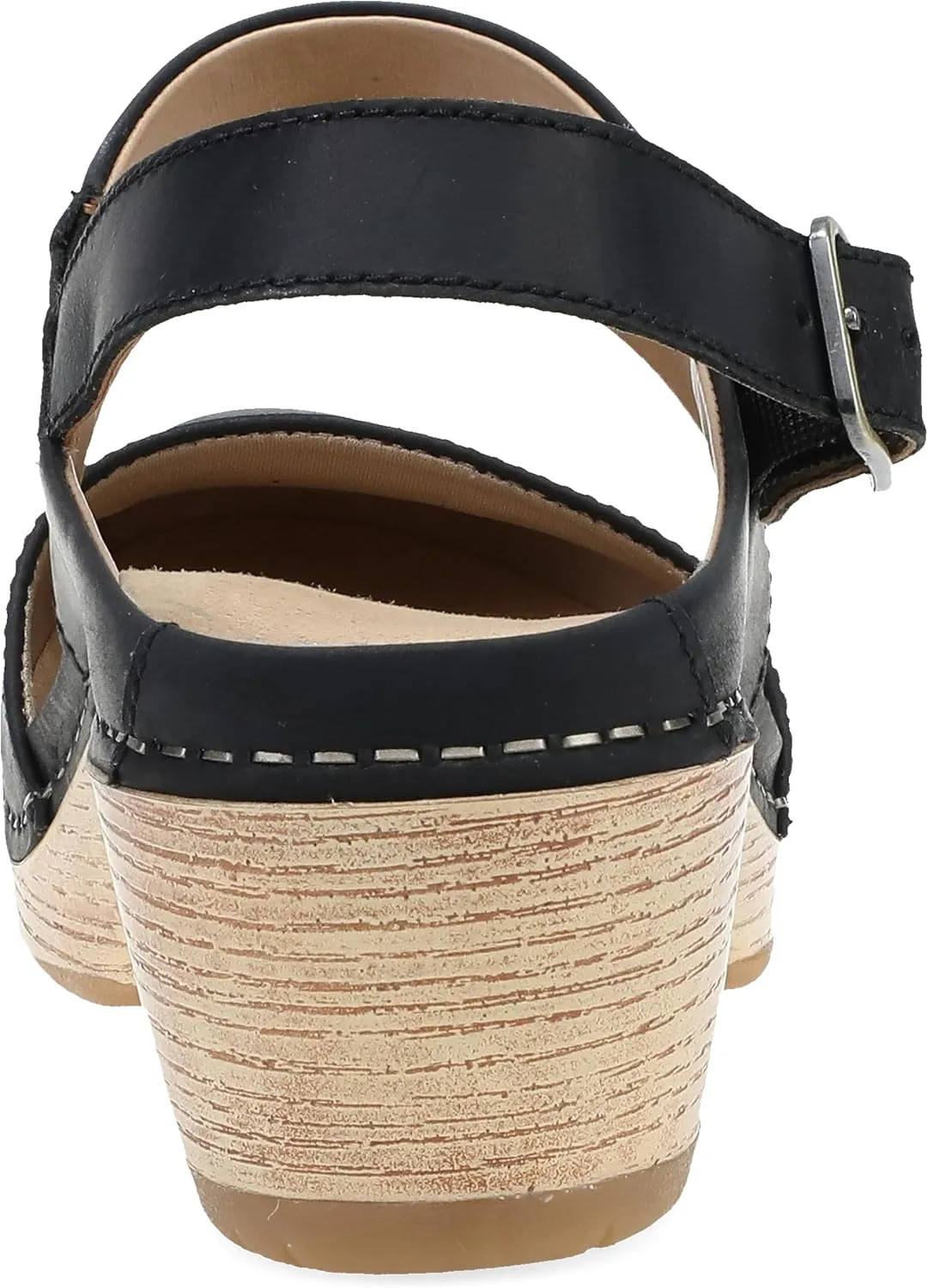 Dansko Lucia Closed-Toe Sandals for Women - Linings from Recycled Materials and Leather for Breathability- Lightweight Rubber Outsole for Long-Lasting Wear