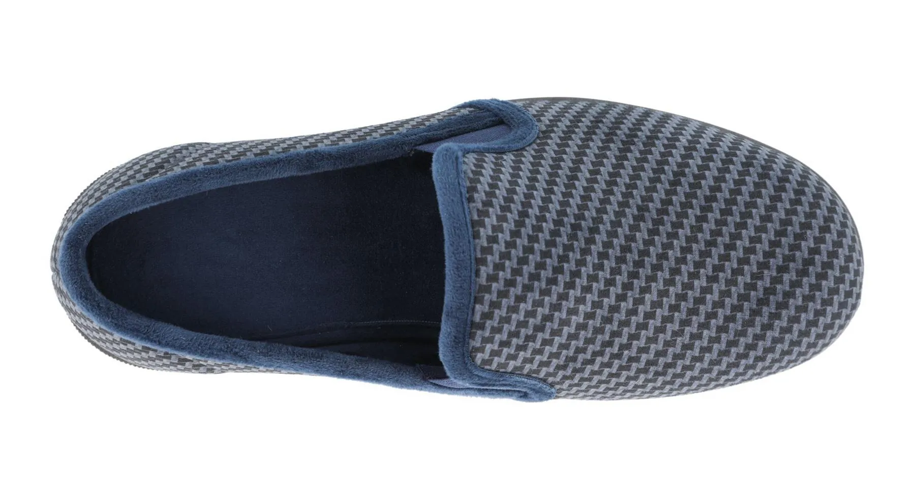 DB Shoes Men's 2V Fit Slip-On Classic Loafer Shoes in Navy/Black, Sizes 6 to 12