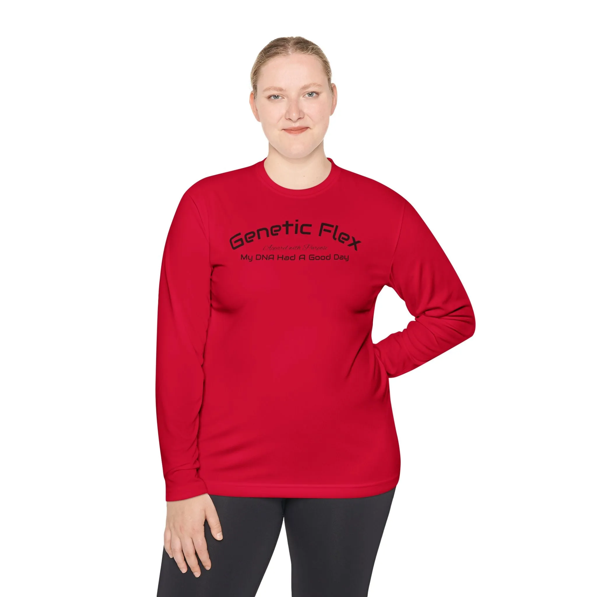Design Flex Genetic DNA Tee Sleeve Female-Long - Had Convenient - Fitted Flash promotion My a Good Day