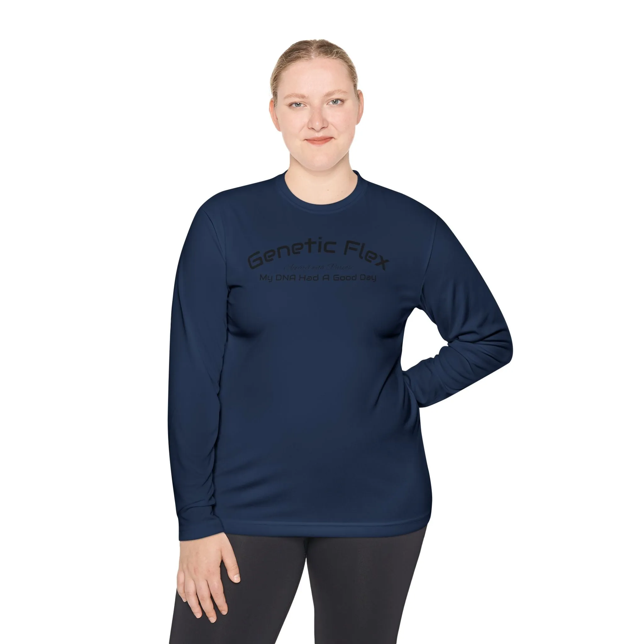 Design Flex Genetic DNA Tee Sleeve Female-Long - Had Convenient - Fitted Flash promotion My a Good Day